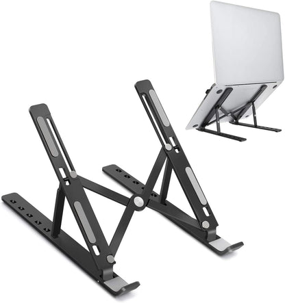 Adjustable Aluminum Laptop Riser – X Style